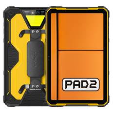 Ulefone Armor PAD 2 utomhus surfplatta, 11 tum 2K 500nits skärm, 16 GB 256 GB, IP68 vattentät Android 13, 18 600 mAh batteri, LED-ljus, dubbel SIM 4G (3 kortplats), 48 MP kamera, GPS NFC WiFi 6 gul