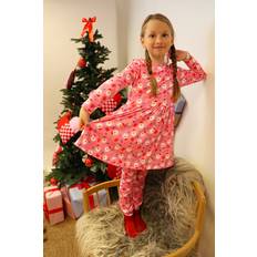 ALMA-LS-BABYDOLL-DRESS (KIDS) - SANTA PINK - SANTA PINK / 98/104