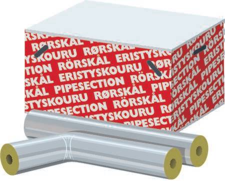 UNIV.RØRSKÅL 54X20MM M/ALUTAPE