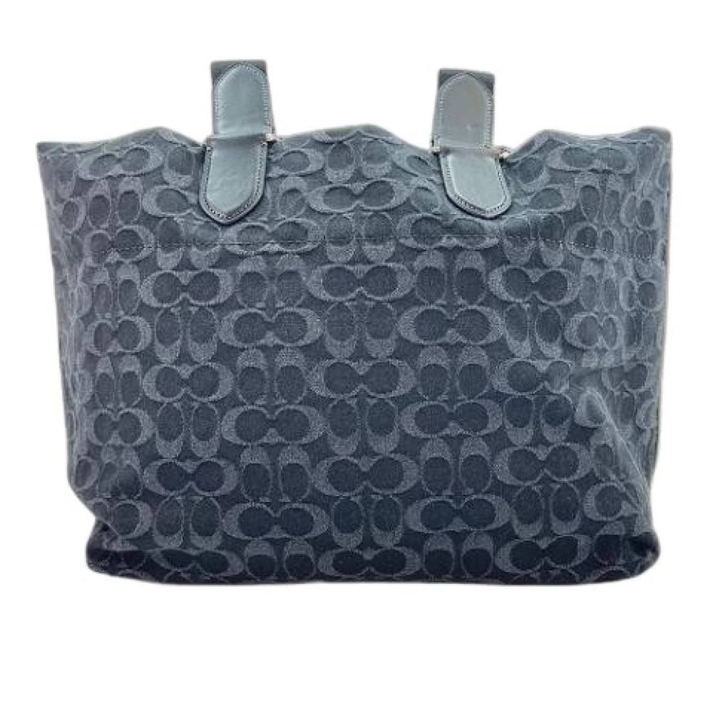 Coach Pre-owned Pre-owned Boston taske - Vintage - Dame - Blå - ONE SIZE - Denim