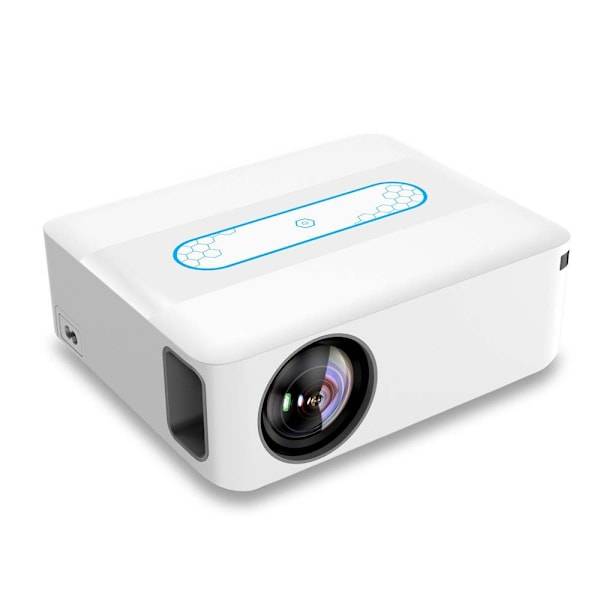 Ultra HD 8K Dekodningsprojektor X1-2/16G - Vit, Smart Projektor med 1080P Upplösning och 300 ANSI Lumen för Hemmabio