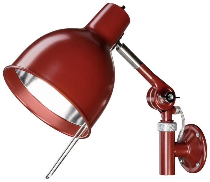 PJ71 Oxblod Vägglampa