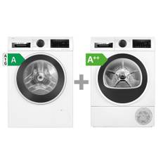 Bosch Wgg254fisn + Wqg245aisn Tvätt+Tork Paket - Få 1200 kr tillbaka*