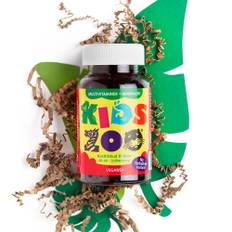 Kids Zoo Vegetabilsk Multivitamin + Mineraler 60 stk.