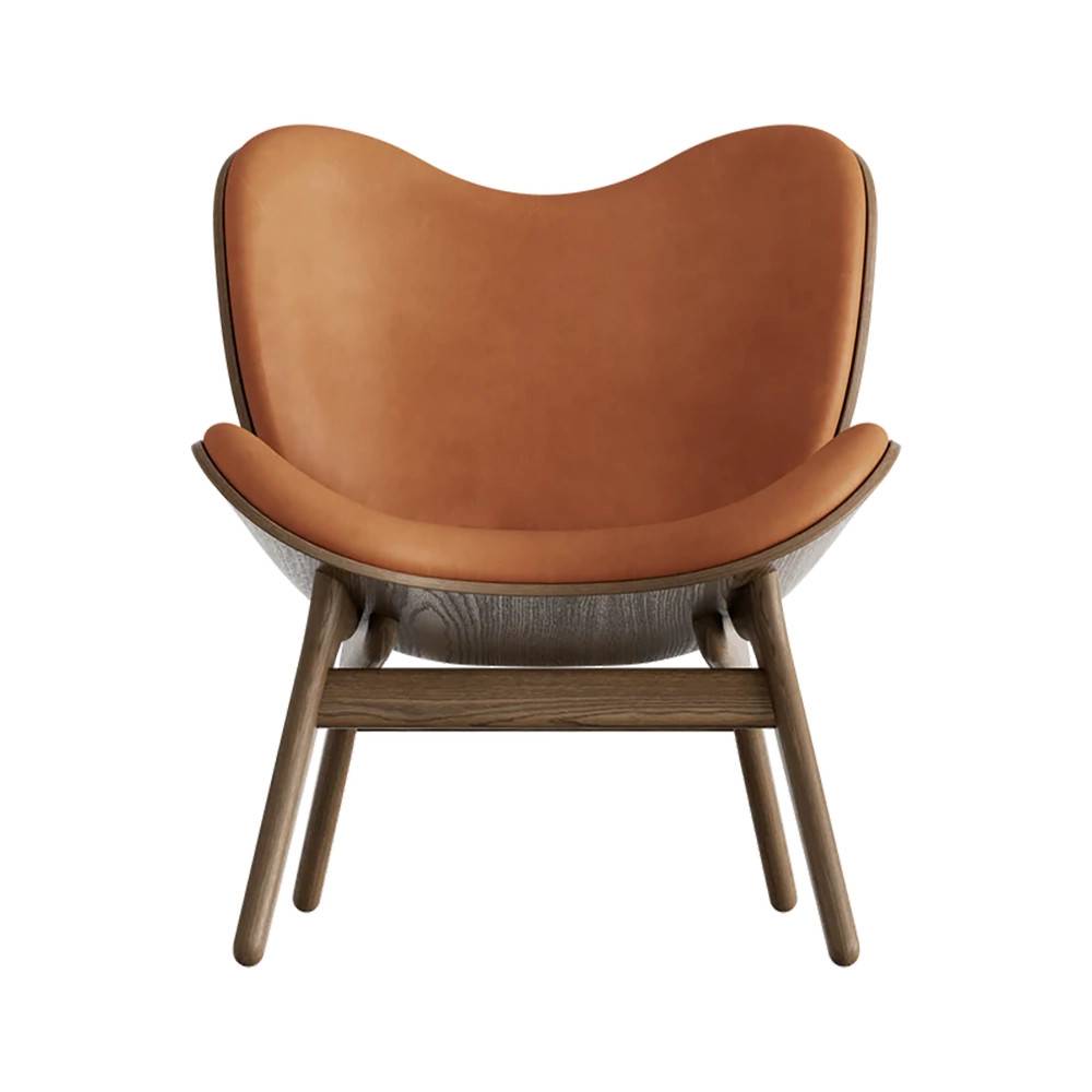 Umage, A Conversation Piece Hvilestol Dark Oak/Hope Leather Cognac