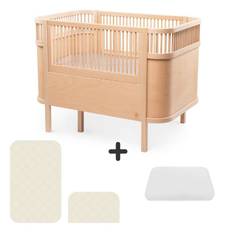 Sebra Sengen - Klassisk - Baby & Jr. - Wooden Edition - Bundle 2