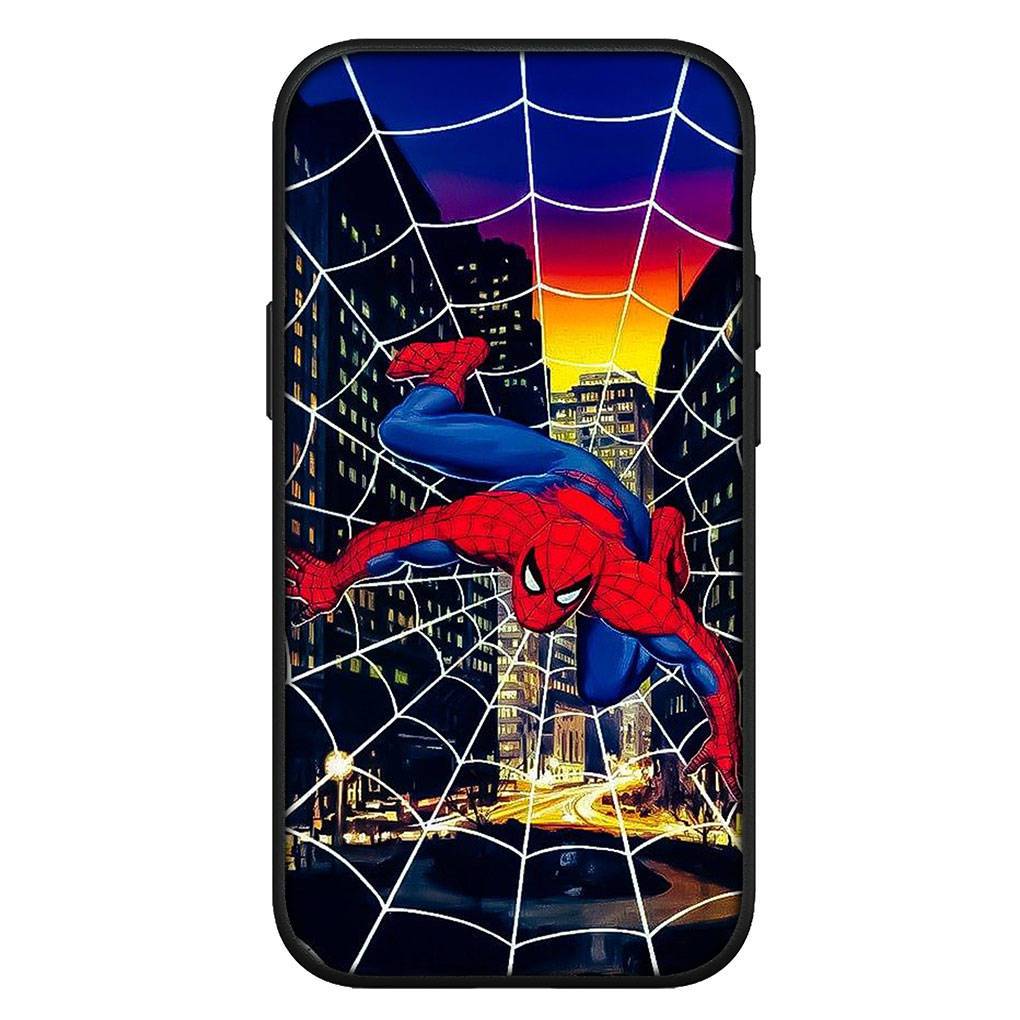 Skal för iPhone 16 15 Xiaomi Redmi Note 14 13 12 11 Pro Max X 16e Samsung Galaxy S25 S24 S23 Moto OPPO Huawei Spider Marvel Man Spiderman Mobilskal for Xiaomi Poco X7 Pro 5G