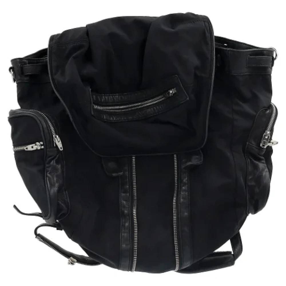 Alexander Wang Pre-owned Pre-owned Nappa Mini Marti Rygsæk - Vintage - Dame - Sort - ONE SIZE - Uld