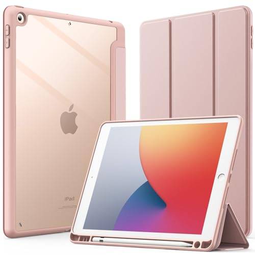 JETech Skyddsfodral för iPad 9:e/8:e/7:e Gen. 10,2", Rosa Guld