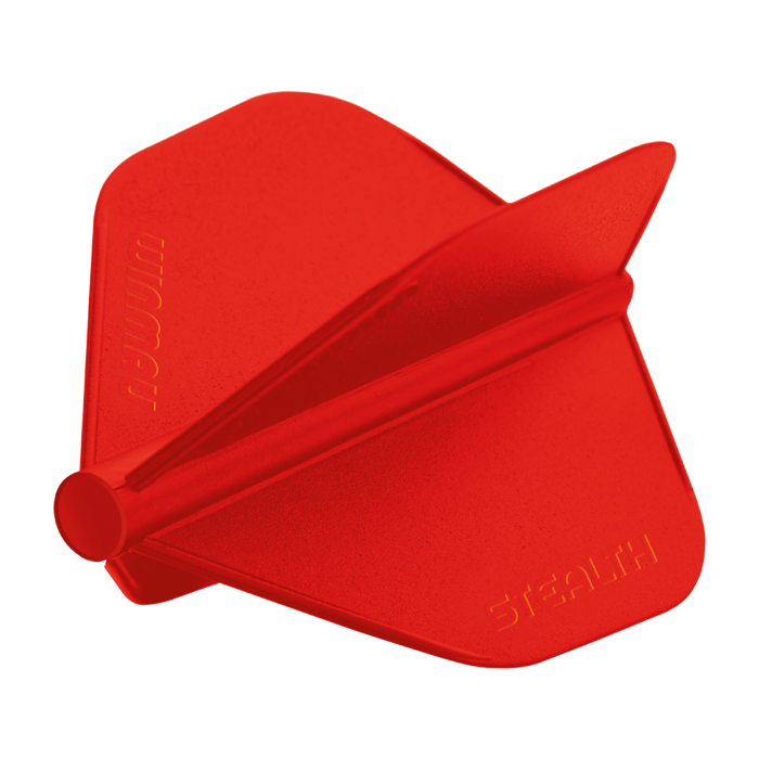 Winmau Stealth rød flights - roterer