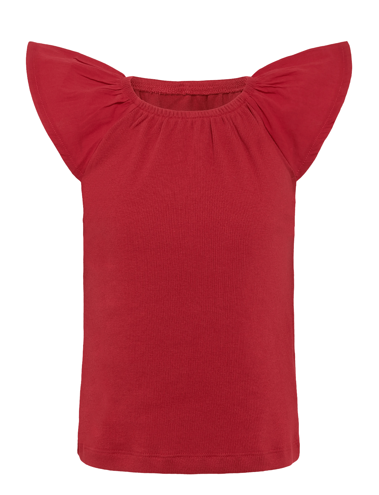 Creamie Top Ss Rib - Red - 164