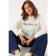 GANT Shield Usa C-neck Sweat EGGSHELL XS