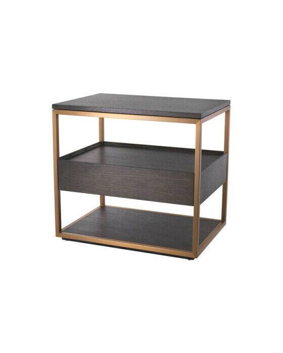 Eichholtz Parker sidobord mocha - Brun (B: 65 x D: 46 x H: 61 cm)