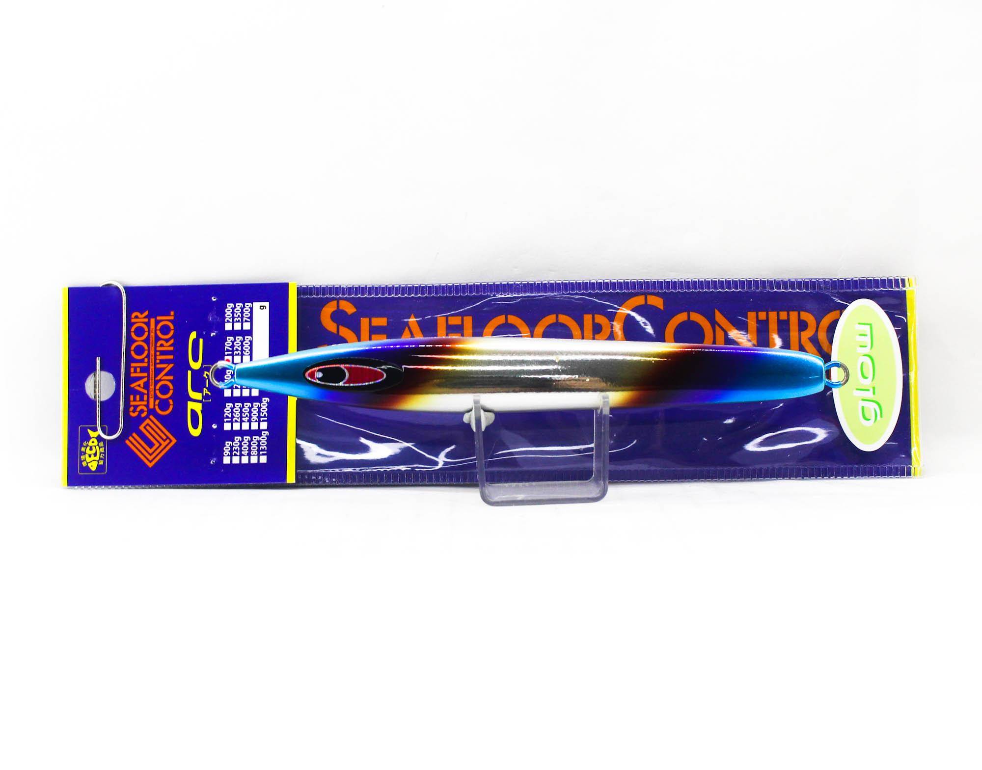 Seafloor Control Metal Jig Arc 170 grams Red Pearl Zebra Glow (5405)