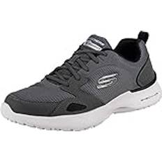 Skechers Skech-air Dynamight Venturik Sneaker för män, Träkol syntetisk textil trim, 47.5 EU