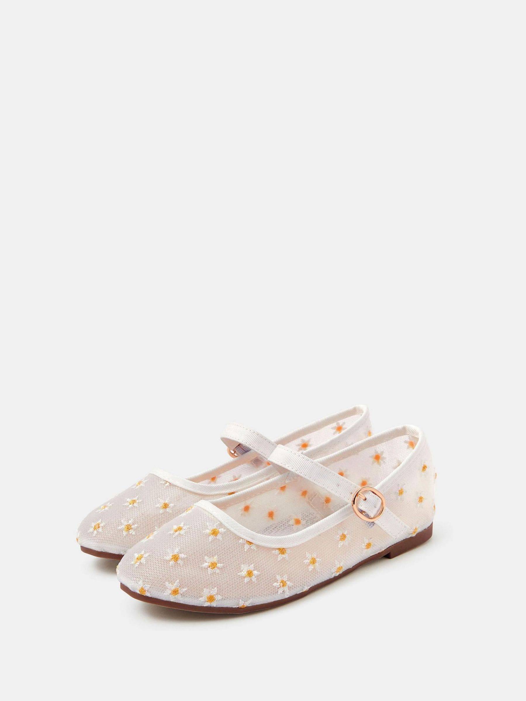 Angels By Accessorize Angels By Accessorize Daisy Mesh Flade sko - EU 28 (UK 10)