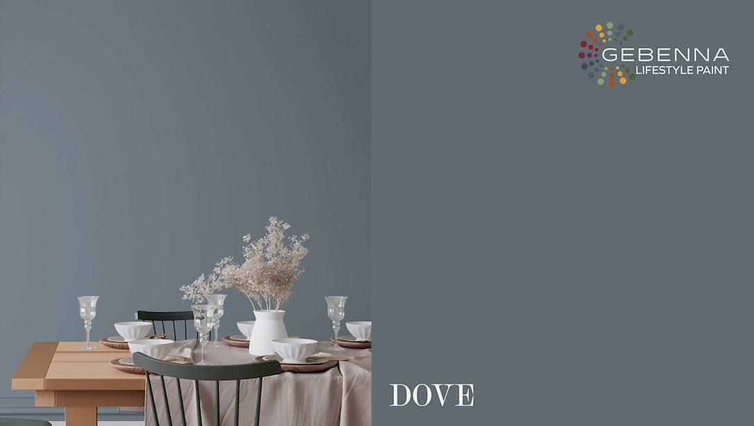 Gebenna Väggfärg: Dove 2,7 liter