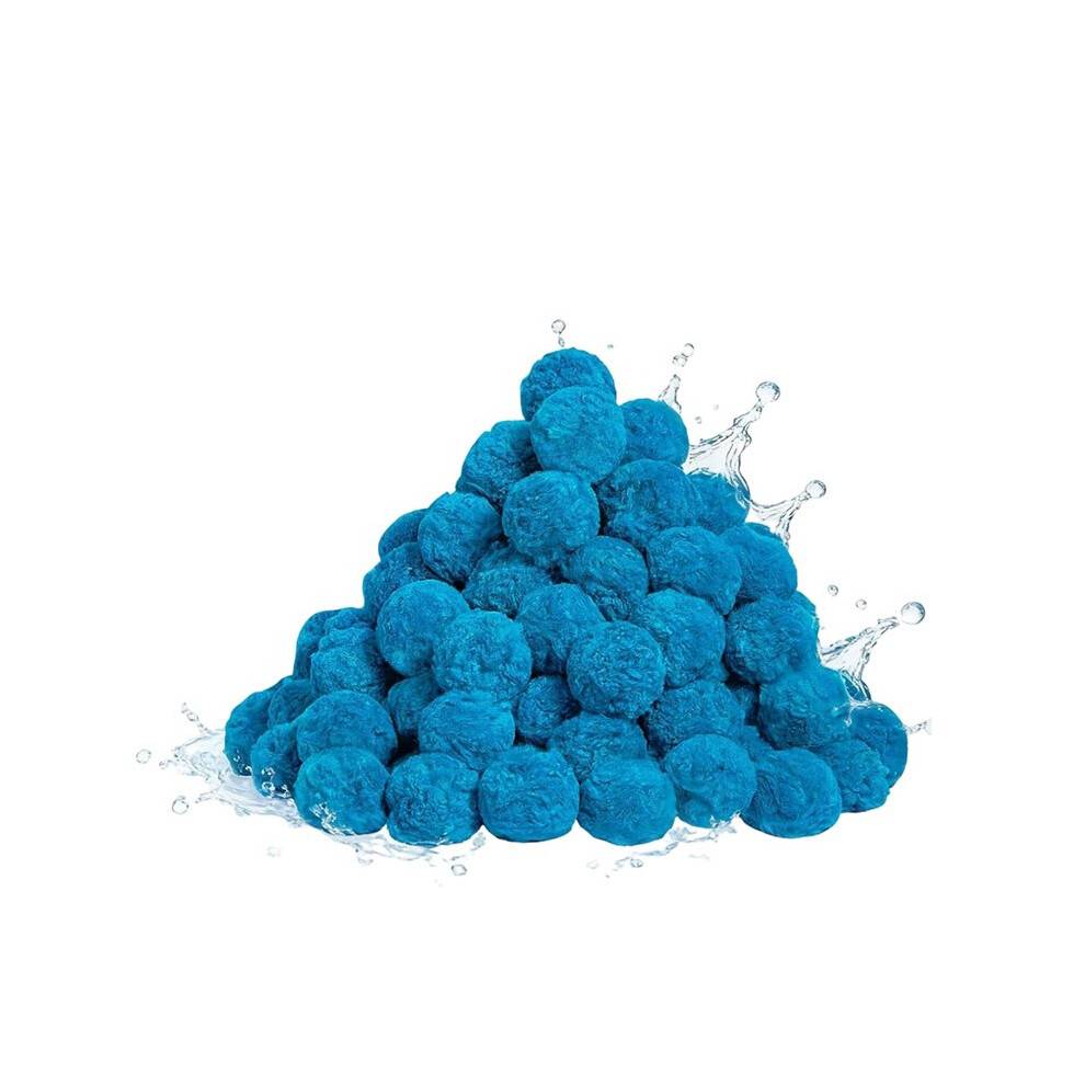 3.1Lbs Pool Filter Balls, Reusable Filter Media, High-Efficiency Replacement for 100Lbs Pool Sand Filter Systems