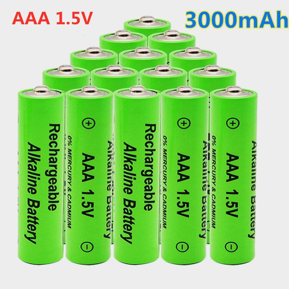 Uppladdningsbara AAA-batterier 3000mAh - 20 st