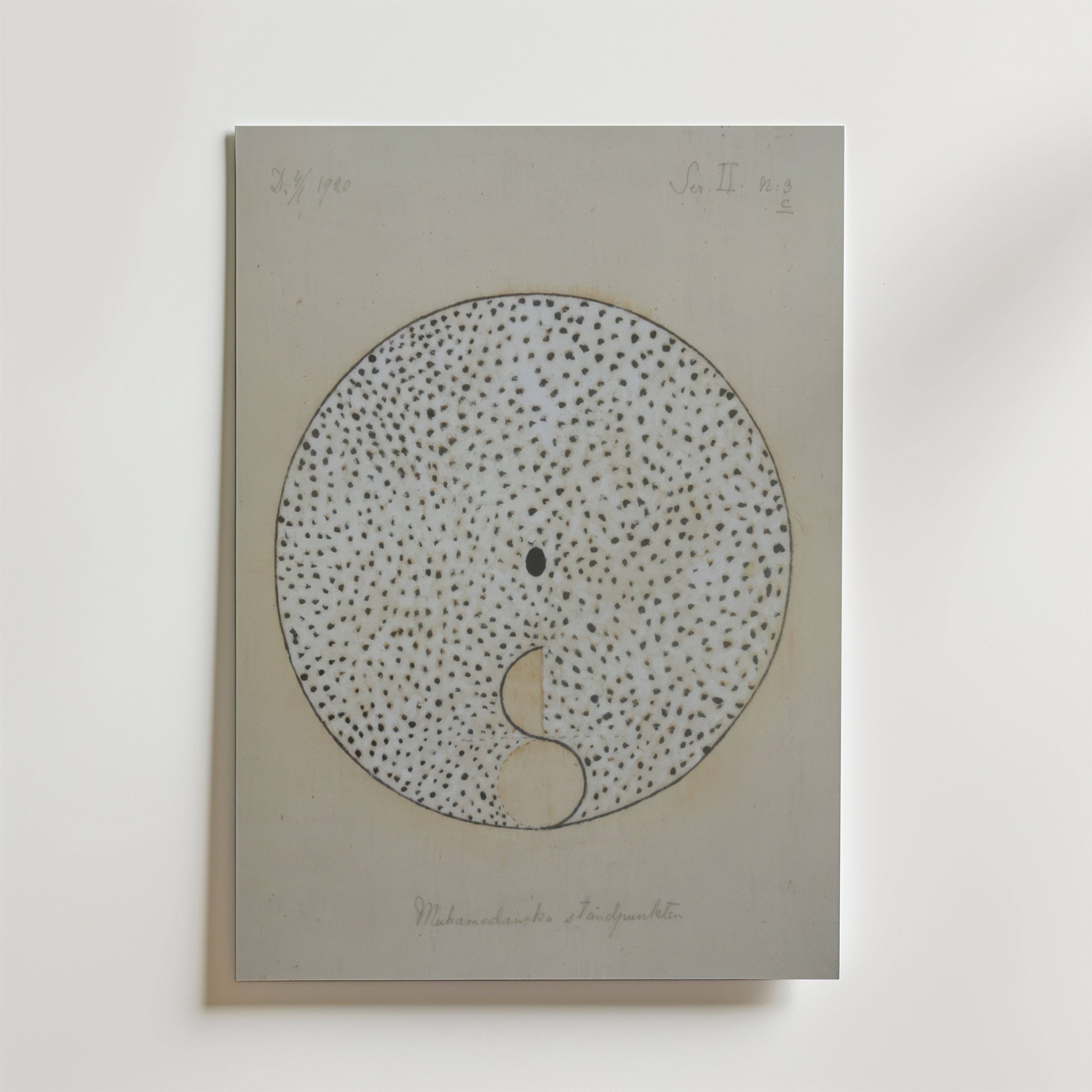 Hilma af Klint The Mohammedan Standpoint Poster - Premium Canvas 70x100 cm