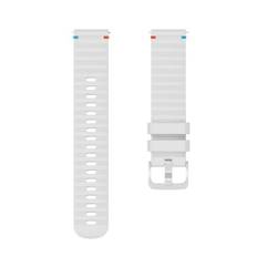 Silikonearmbånd til Samsung Galaxy Gear S3 Frontier - Hvid