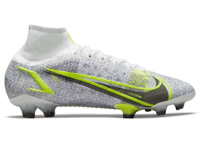 Nike Mercurial Superfly 8 Elite FG White Volt - 47.5 / Standard