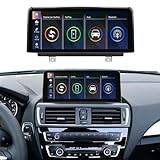 Ninetom 10,25" CarPlay/Android Auto/Mirrorlink/GPS bilradio för BMW NBT 1/2 Series F20/F21 (2011-2016) F23 Cabrio (2013-2016) Pekskärmsbilradio, GPS-bilnavigering, integrerad DSP