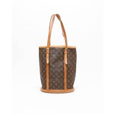 Louis Vuitton Monogram Bucket GM Tote Bag - Brown (35x27x17 cm)