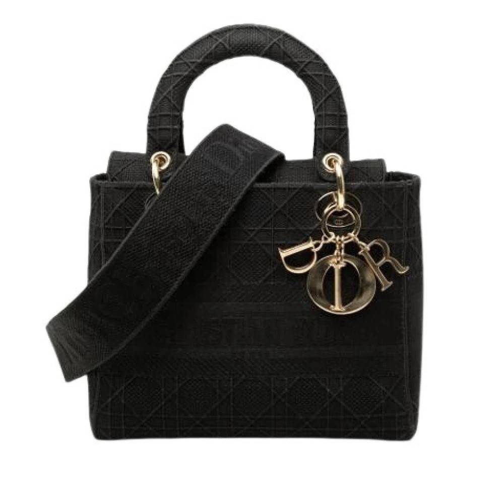 Dior Vintage Pre-owned Canvas dior-tasker - Vintage - Dame - Sort - ONE SIZE -
