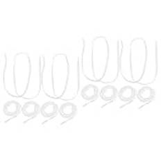 Milisten 2 Set Biljardbord Tillbehör Pool Krita Rep Biljard Bord Tack Rep Biljard Bord Leveranser Lång Bomull Rep Biljard Bord Hål Delar Biljard Krita Bomull Rep Biljard Krita 6st*2