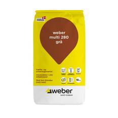 Weber Multi 280 hæftemørtel - 18 kg (På lager i butik)