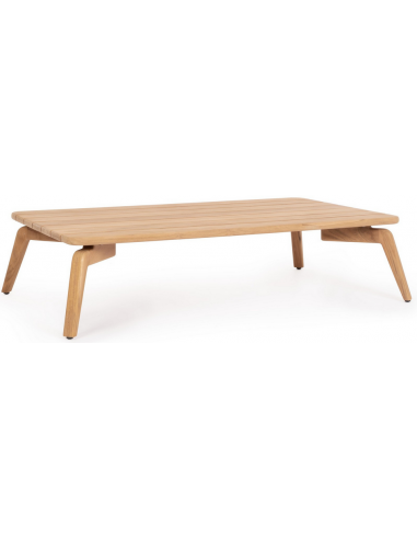Lounge havebord i teaktræ 120 x 70 cm - Teaktræ
