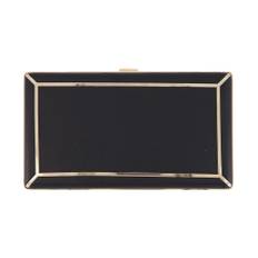 Gabriela Hearst, Väskor , unisex, ONE Size, Läder, Vintage allure svart läderclutchväska
