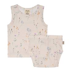 Petit Piao - Organic Wild undertøj - Creme - str. 9 mdr/74 cm