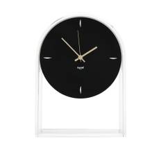 Kartell - Air Du Temps Clock Crystal Black - Klockor - Eugeni Quitllet - Svart