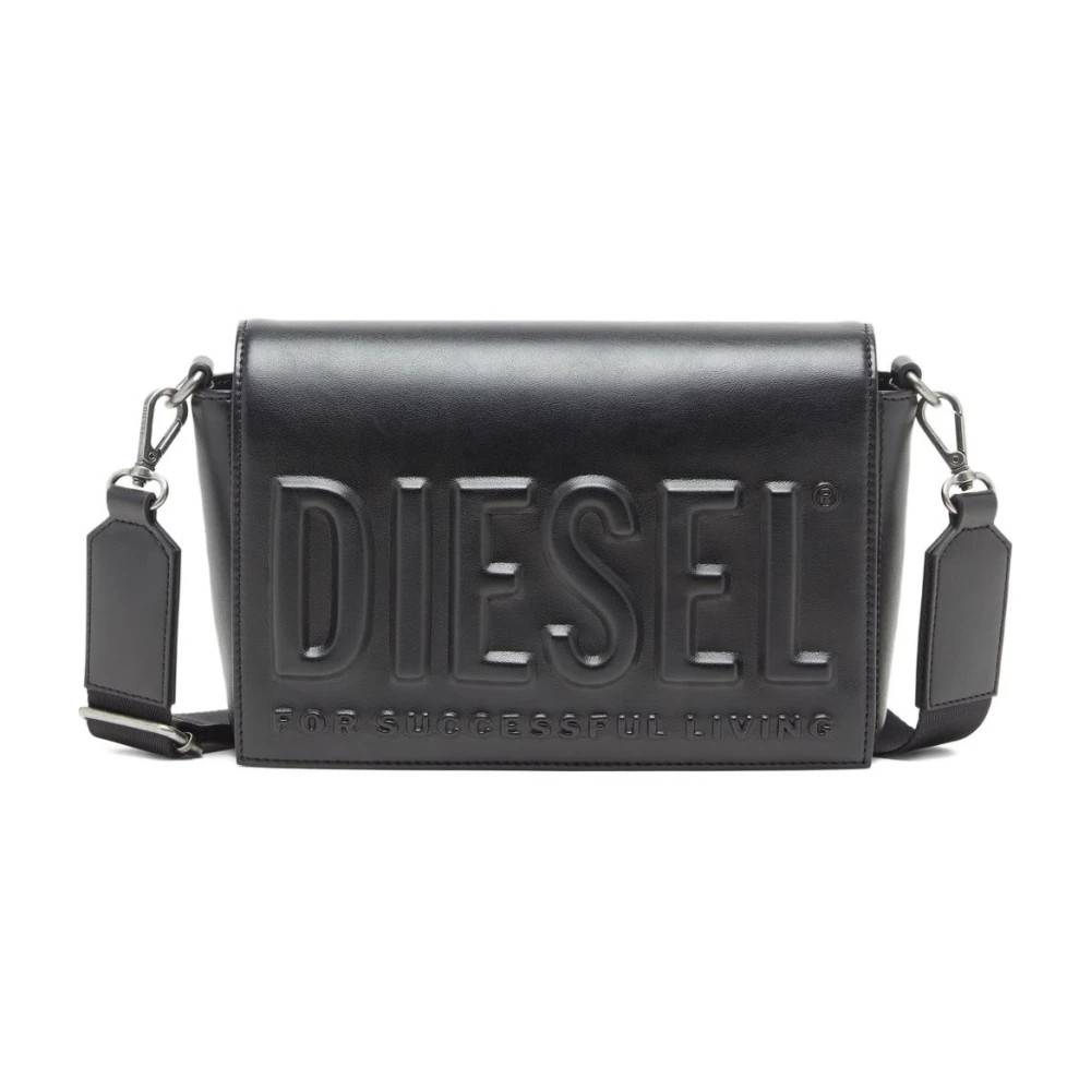 Diesel Borsa a tracolla 3D - Tasker - Herre - Sort - ONE SIZE -