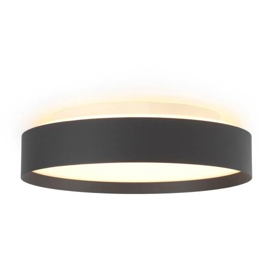 Halo Design Backlight Full plafond, svart, Ø30 cm