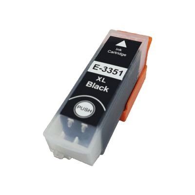 C13T33514010 Epson 33 sort XL Printerpatron - 25 ml. - Kompatibel