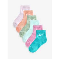 Nike Nike Glacier Blue Kids Little Performance Ankle Socks 6 Pack
