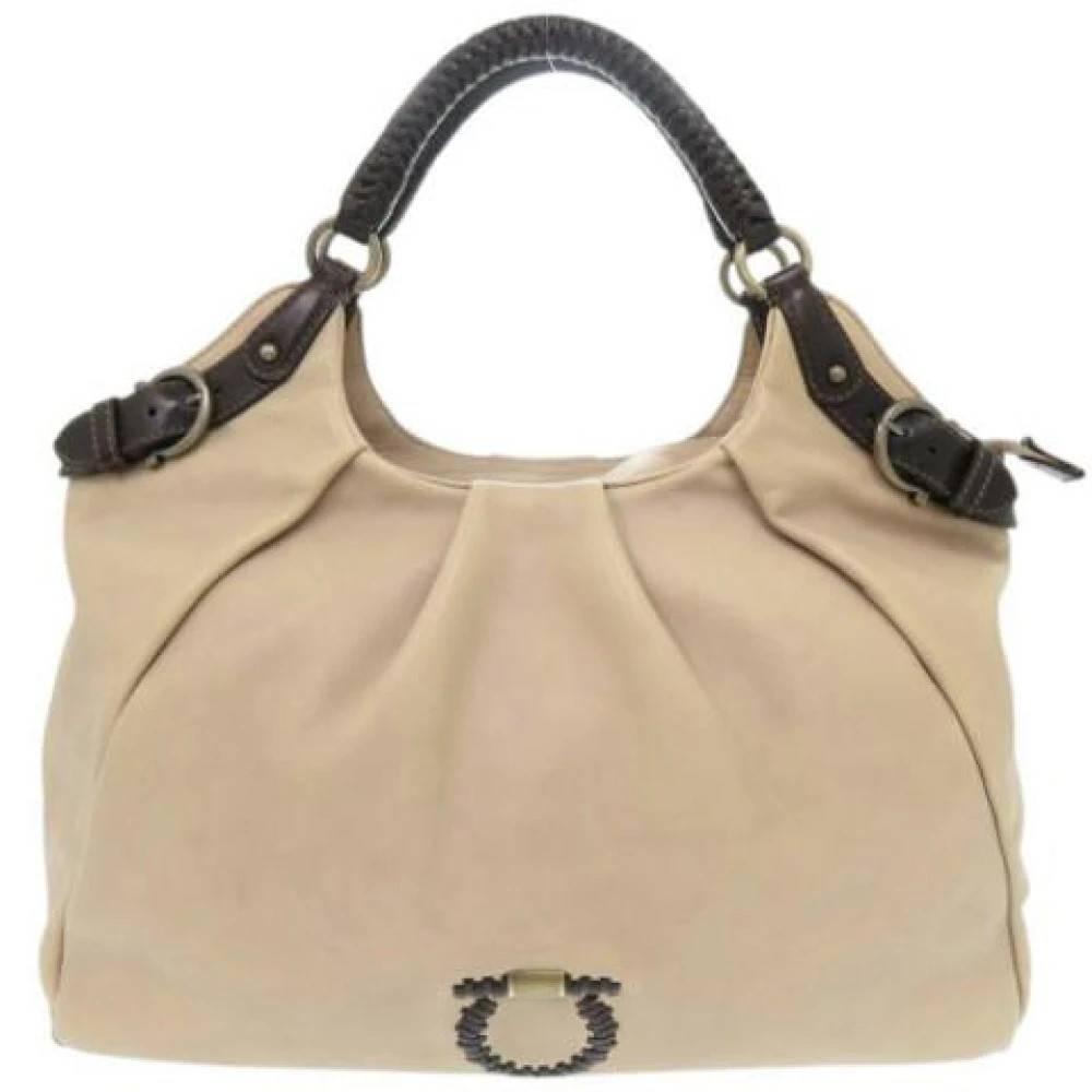 Salvatore Ferragamo Pre-owned - Pre-owned Laeder axelremsvskor Vintage - Dam - ONE Size -
