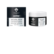 Weedness CBD Natural Tattoo Balm 500mg CBD + 500mg CBG(50ml)