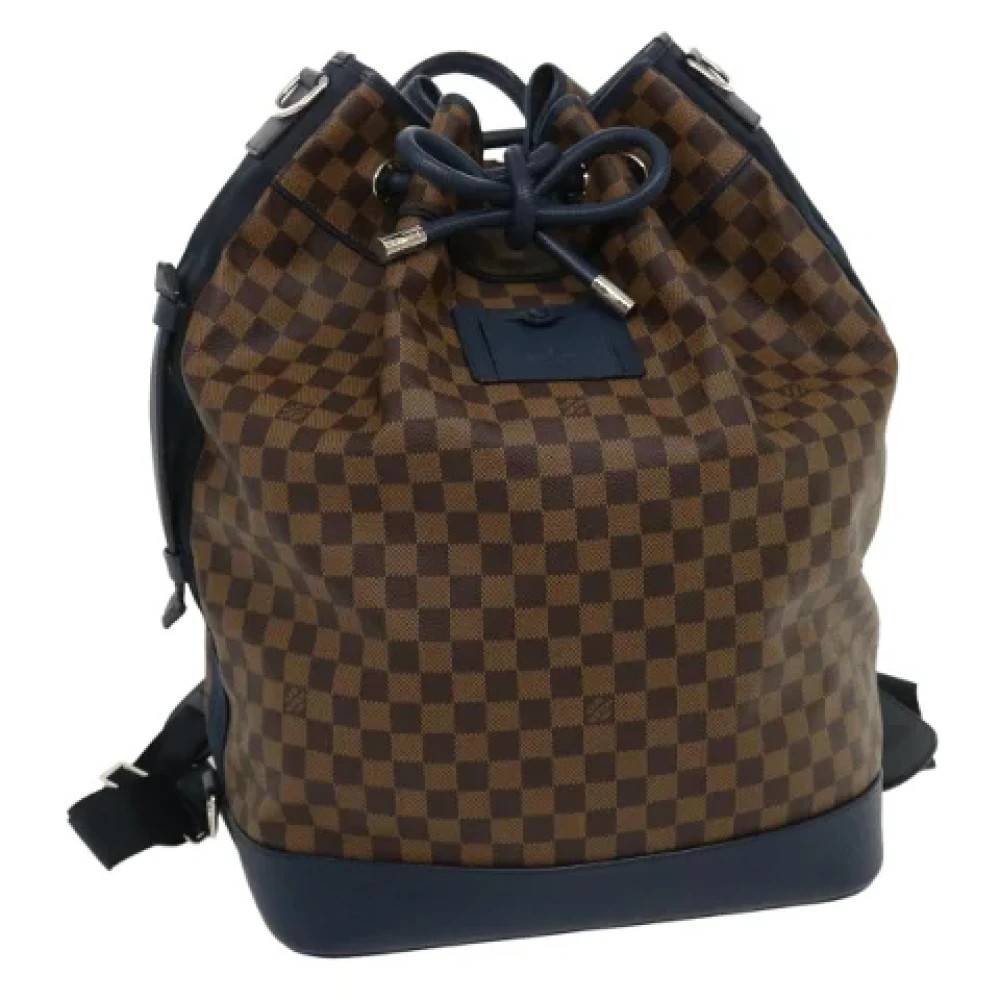 Louis Vuitton Vintage Pre-owned Canvas Rygsæk - Vintage - Dame - Brun - ONE SIZE -