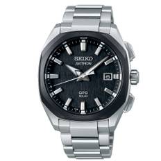 Seiko Astron GPS Solar Quartz Black Dial Stainless Steel Bracelet Men's Watch SSJ007J1