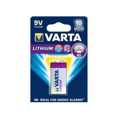 Varta Batterier 9 Volt Block Proffesional Litium