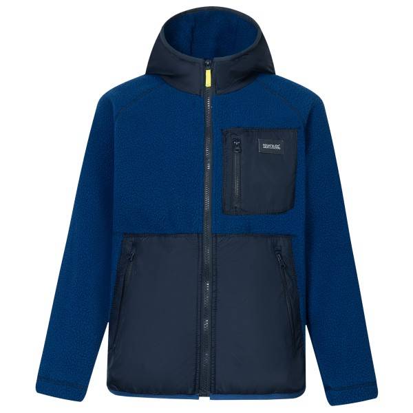 Regatta Munro Hybrid Jacket Fleecejacka Barn Storlek 7-8 Years Färg blå