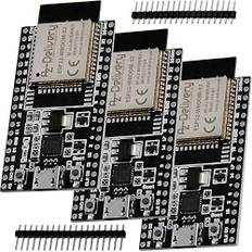 AZDelivery 3 x ESP32 Board Dev Kit C V4 NodeMCU WLAN WiFi Development Board unverlötet kompatibel mit Arduino inklusive E-Book! (Nachfolger Modul von ESP32 Dev Kit C) | ESP 32 von AZ Delivery