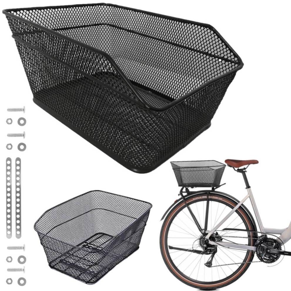 Cykelkurv, aftagelig, stor, boltet cykelkurv