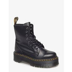 DR. MARTENS Jadon Black Polished Smooth |Röd |38