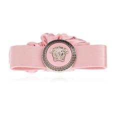 Versace, Tilbehør, Dame, Lyserød, ONE SIZE, Silke hår scrunchie