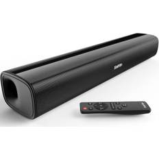 Saiyin Soundbar für TV Geräte, 40 Watt kleine Lautsprecher für Fernseher, Surround Sound System TV Soundbar Lautsprecher mit Bluetooth/Optical/AUX Anschluss für PC/Gaming/Projektoren, 17 Zoll